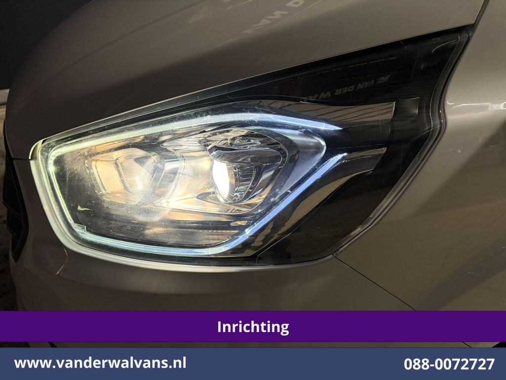 Ford Transit Custom 2.0 TDCI 130pk L2H1 Inrichting Euro6 Airco | Camera | Omvormer | LED | Cruisecontrol | Verwarmde voorruit Parkeersensoren, 2800kg trekvermogen, Bijrijdersbank 5