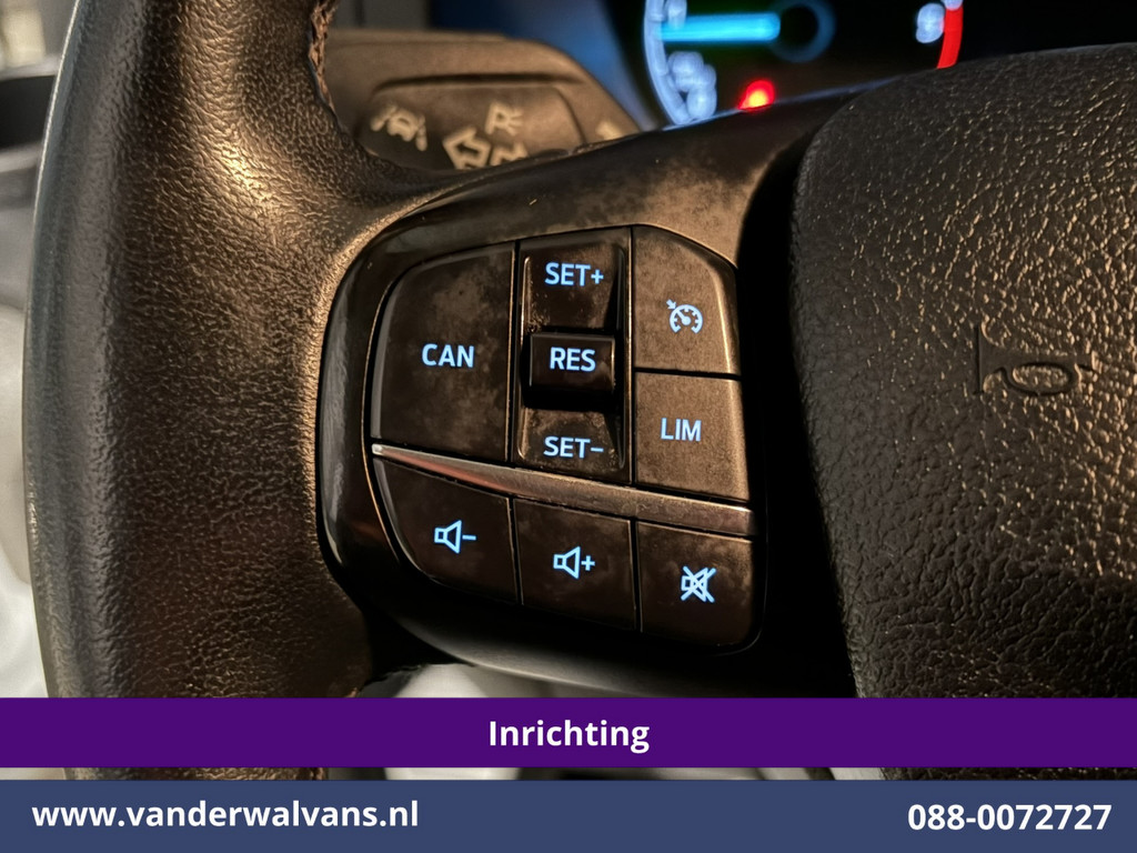 Ford Transit Custom 2.0 TDCI 130pk L2H1 Inrichting Euro6 Airco | Camera | Omvormer | LED | Cruisecontrol | Verwarmde voorruit Parkeersensoren, 2800kg trekvermogen, Bijrijdersbank 7