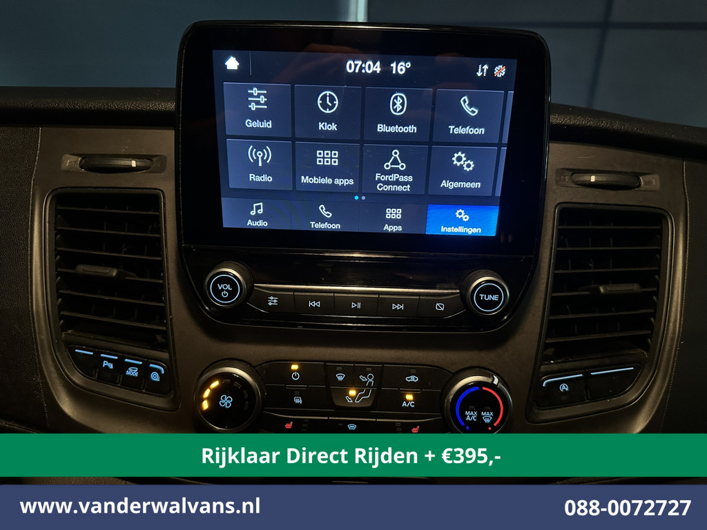 Ford Transit Custom 2.0 TDCI 130pk L2H1 *Rijklaar Direct Rijden* Euro6 Airco | Camera | LED | Cruisecontrol | Stoelverwarming Verwarmde voorruit, Parkeersensoren, Bijrijdersbank, 2800kg trekvermogen 15