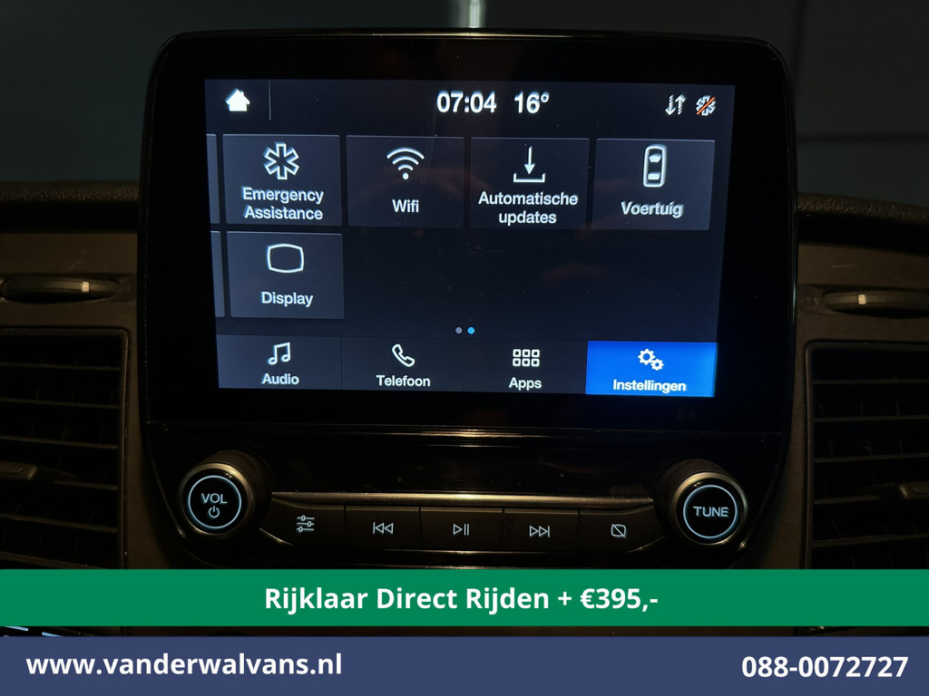 Ford Transit Custom 2.0 TDCI 130pk L2H1 *Rijklaar Direct Rijden* Euro6 Airco | Camera | LED | Cruisecontrol | Stoelverwarming Verwarmde voorruit, Parkeersensoren, Bijrijdersbank, 2800kg trekvermogen 16