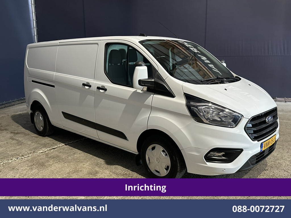 Ford Transit Custom 2.0 TDCI 130pk L2H1 inrichting Euro6 Airco | Camera | LED | 2800kg Trekhaak | Apple Carplay Cruisecontrol, Android Auto, Verwarmde Voorruit, Parkeersensoren, Bijrijdersbank 12