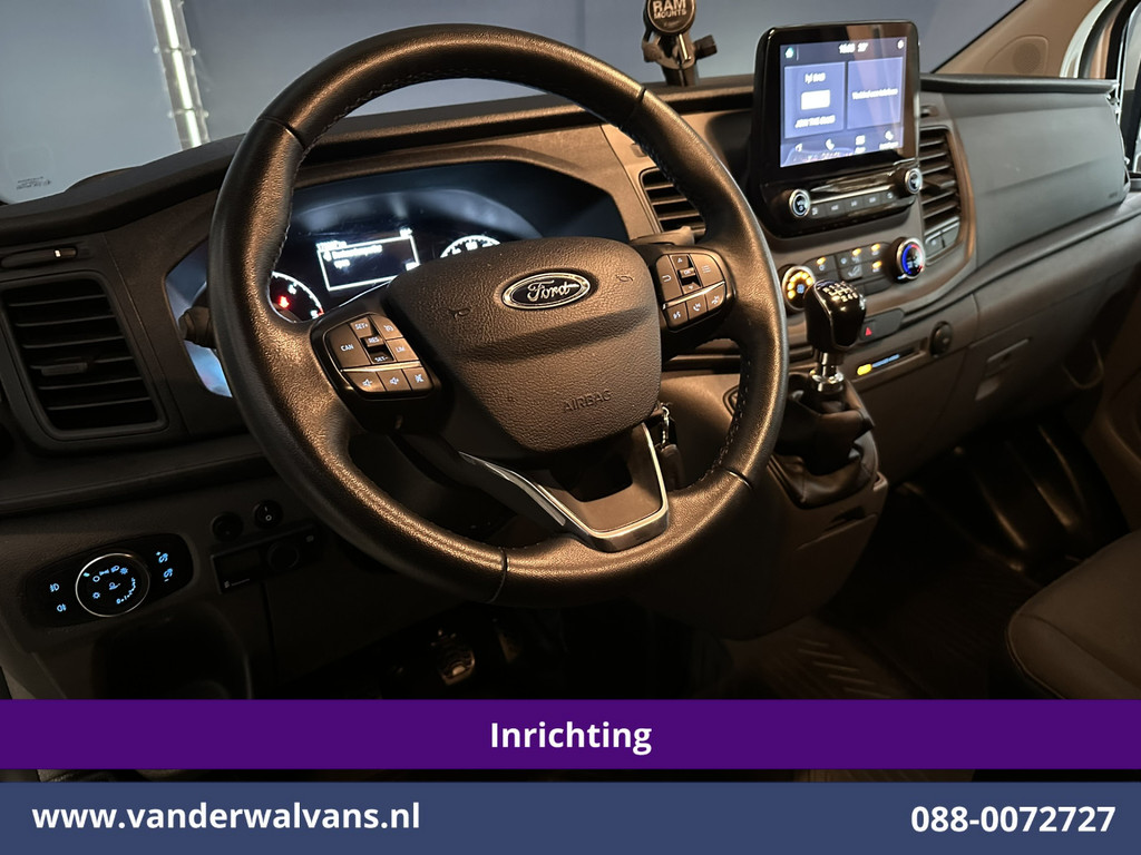 Ford Transit Custom 2.0 TDCI 130pk L2H1 inrichting Euro6 Airco | Camera | LED | 2800kg Trekhaak | Apple Carplay Cruisecontrol, Android Auto, Verwarmde Voorruit, Parkeersensoren, Bijrijdersbank 17