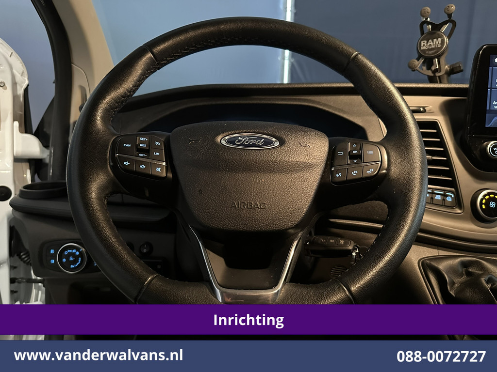 Ford Transit Custom 2.0 TDCI 130pk L2H1 inrichting Euro6 Airco | Camera | LED | 2800kg Trekhaak | Apple Carplay Cruisecontrol, Android Auto, Verwarmde Voorruit, Parkeersensoren, Bijrijdersbank 8