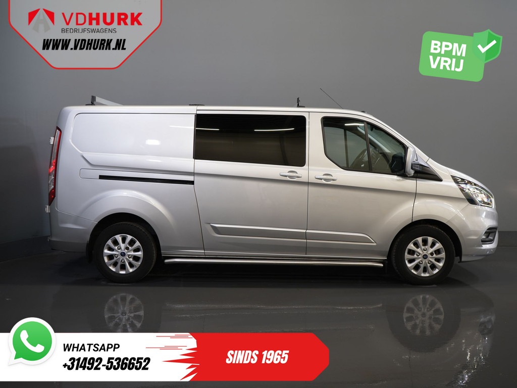 Ford Transit Custom 2.0 TDCI 130 pk L2 Limited DC Dubbel Cabine 2xSchuifdeur/ Stoelverw./ Carplay/ Cruise/ PDC/ Camera/ Navi/ Trekhaak/ Alarm III 11