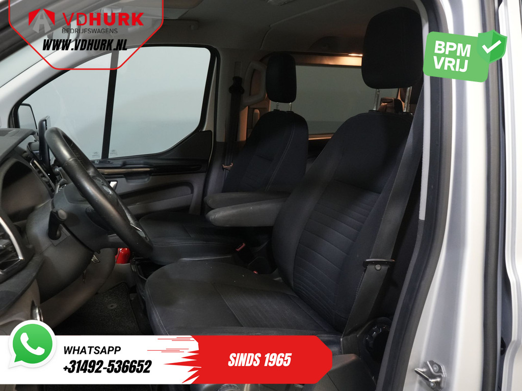 Ford Transit Custom 2.0 TDCI 130 pk L2 Limited DC Dubbel Cabine 2xSchuifdeur/ Stoelverw./ Carplay/ Cruise/ PDC/ Camera/ Navi/ Trekhaak/ Alarm III 12