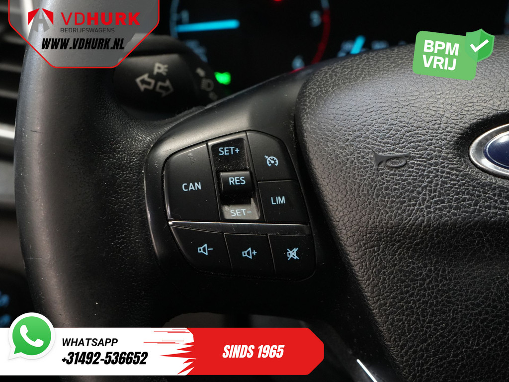 Ford Transit Custom 2.0 TDCI 130 pk L2 Limited DC Dubbel Cabine 2xSchuifdeur/ Stoelverw./ Carplay/ Cruise/ PDC/ Camera/ Navi/ Trekhaak/ Alarm III 19
