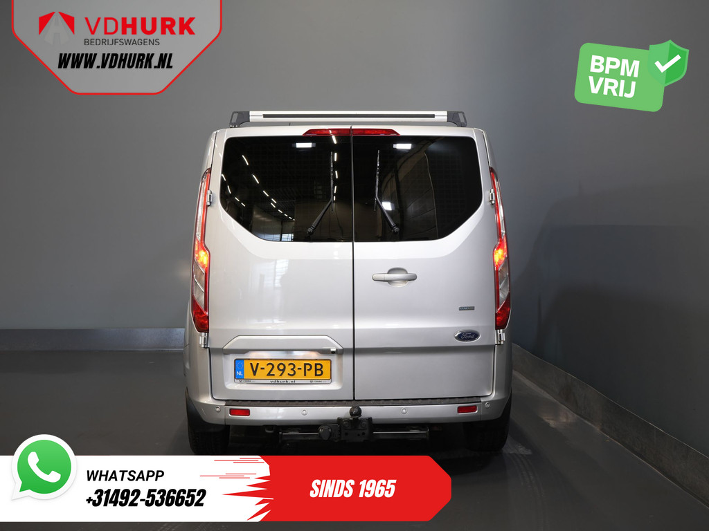 Ford Transit Custom 2.0 TDCI 130 pk L2 Limited DC Dubbel Cabine 2xSchuifdeur/ Stoelverw./ Carplay/ Cruise/ PDC/ Camera/ Navi/ Trekhaak/ Alarm III 6
