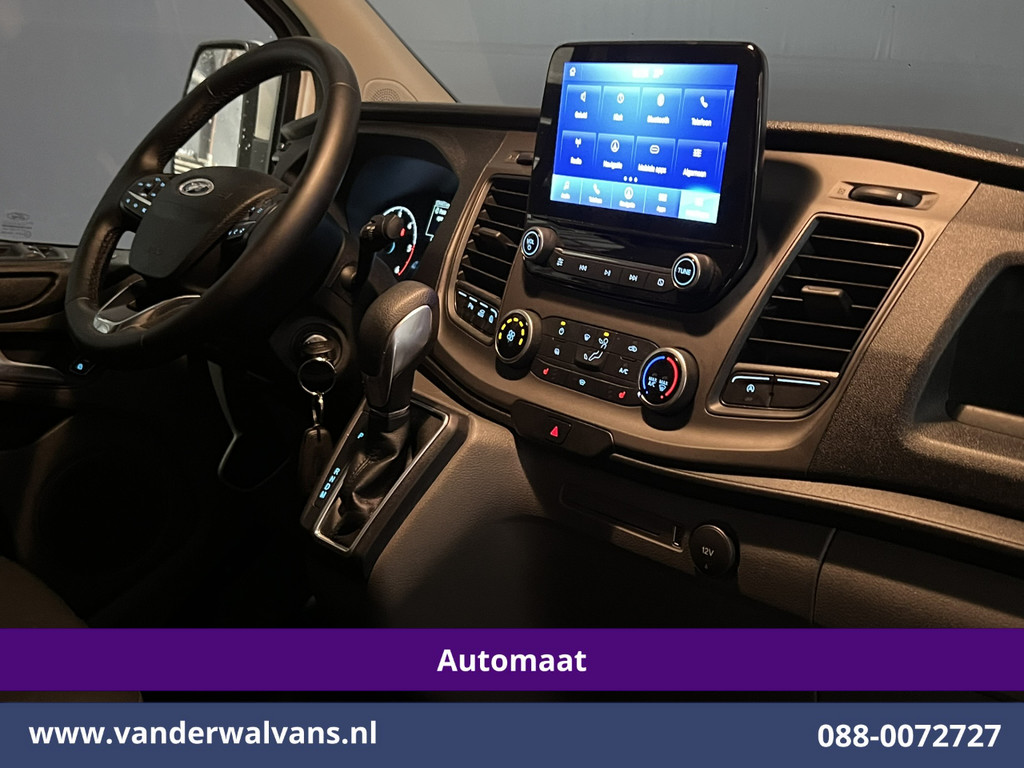 Ford Transit Custom 2.0 TDCI 131pk Automaat L1H1 Euro6 Airco | Camera | Navigatie | LED | Apple Carplay | LM velgen Android Auto, Cruisecontrol, Parkeersensoren, Stoelverwarming, Verwarmde voorruit 17
