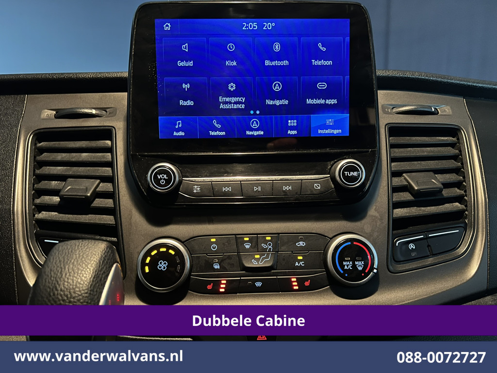 Ford Transit Custom 2.0 TDCI 131pk Automaat L2H1 Dubbele Cabine Euro6 Airco | 5-zits | Camera | Navigatie LED, Cruiscontrol, Stoelverwarming, Verwarmde Voorruit, Parkeersensoren 18