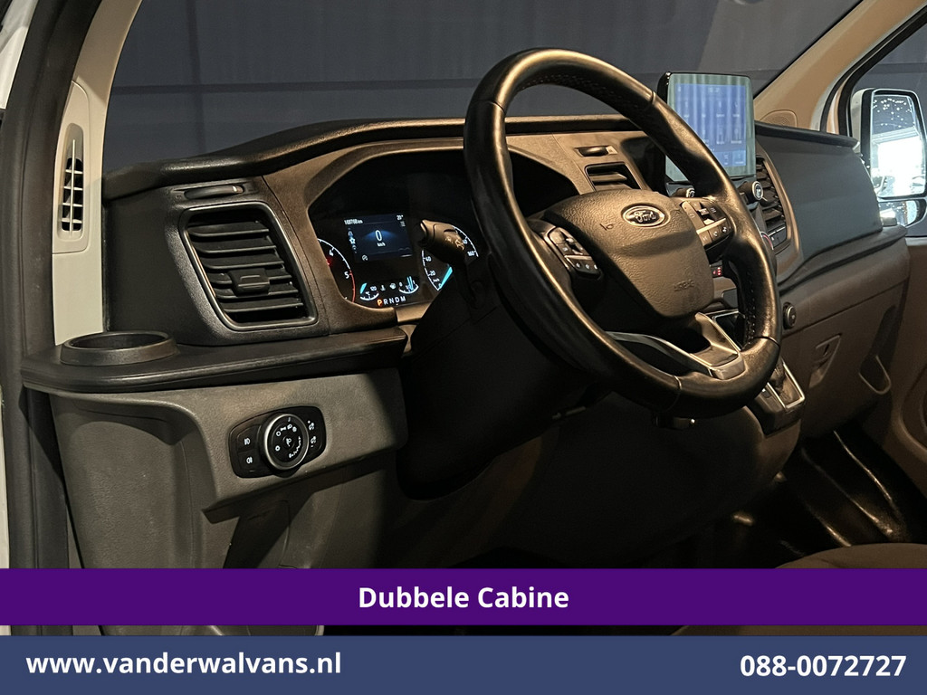 Ford Transit Custom 2.0 TDCI 131pk Automaat L2H1 Dubbele Cabine Euro6 Airco | 5-zits | Camera | Navigatie LED, Cruiscontrol, Stoelverwarming, Verwarmde Voorruit, Parkeersensoren 21