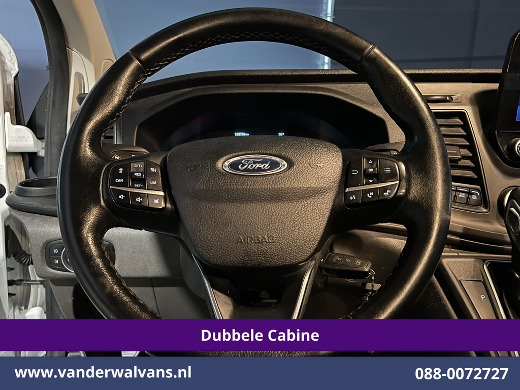 Ford Transit Custom 2.0 TDCI 131pk Automaat L2H1 Dubbele Cabine Euro6 Airco | 5-zits | Camera | Navigatie LED, Cruiscontrol, Stoelverwarming, Verwarmde Voorruit, Parkeersensoren 8
