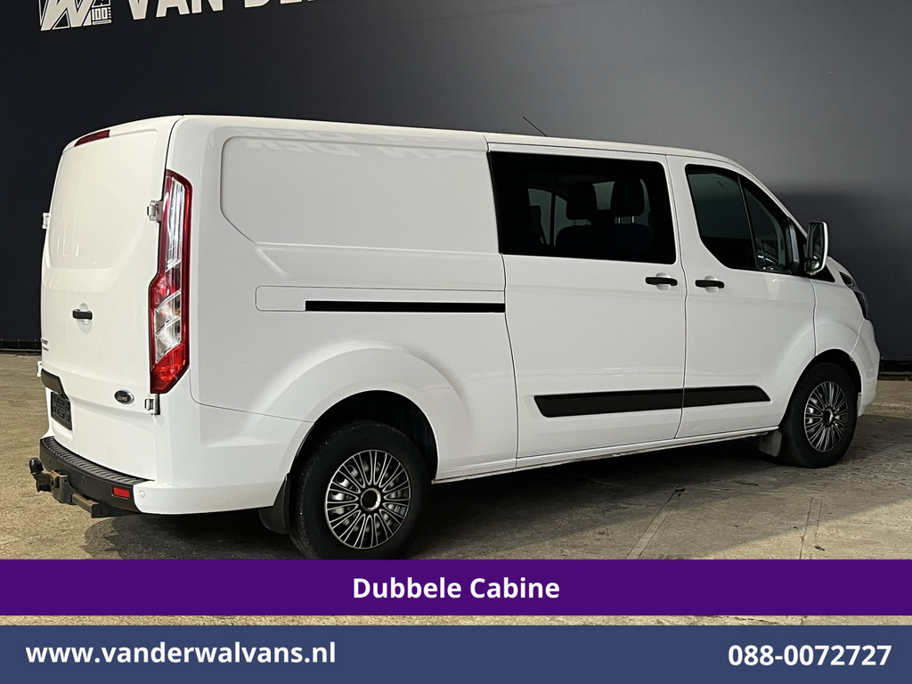 Ford Transit Custom 2.0 TDCI 131pk Automaat L2H1 Dubbele Cabine Euro6 Airco | 6-Zits | Camera | Navigatie | LED | Adaptieve Cruisecontrol Apple Carplay, Trekhaak, Stoelverwarming, Verwarmde voorruit 13