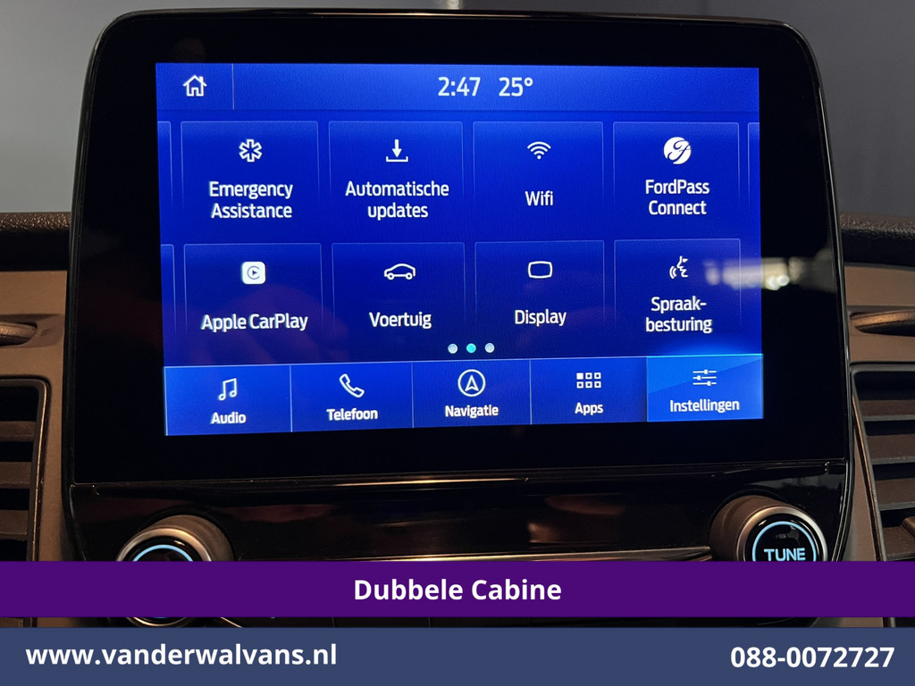 Ford Transit Custom 2.0 TDCI 131pk Automaat L2H1 Dubbele Cabine Euro6 Airco | 6-Zits | Camera | Navigatie | LED | Adaptieve Cruisecontrol Apple Carplay, Trekhaak, Stoelverwarming, Verwarmde voorruit 20