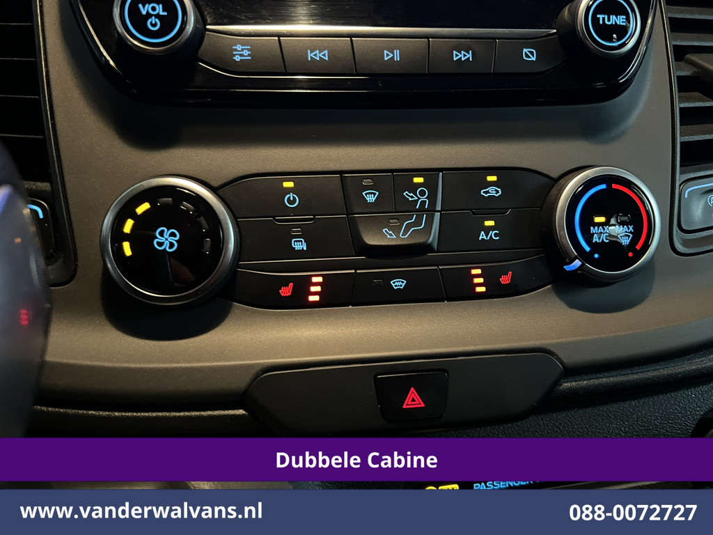 Ford Transit Custom 2.0 TDCI 131pk Automaat L2H1 Dubbele Cabine Euro6 Airco | 6-Zits | Camera | Navigatie | LED | Adaptieve Cruisecontrol Apple Carplay, Trekhaak, Stoelverwarming, Verwarmde voorruit 9