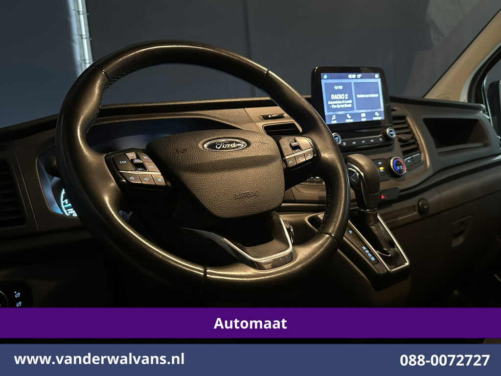 Ford Transit Custom 2.0 TDCI 131pk Automaat L2H1 Euro6 Airco | LED | Apple Carplay | Cruisecontrol Android Auto, Verwarmde Voorruit, Parkeersensoren, Bijrijdersbank 17