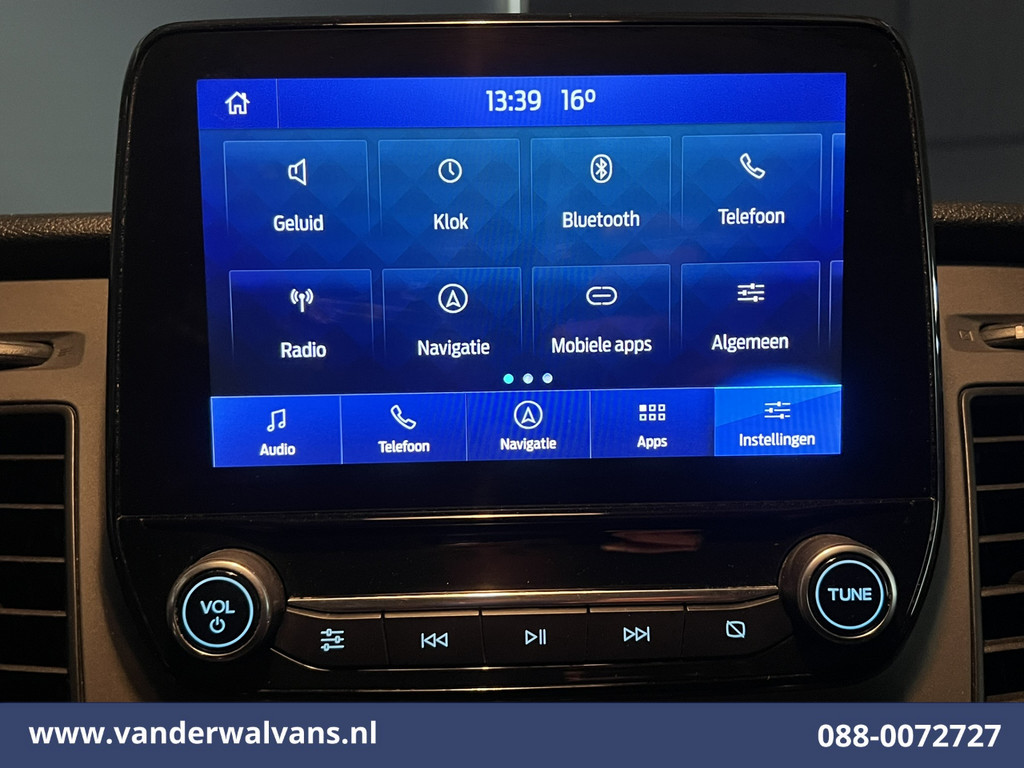 Ford Transit Custom 2.0 TDCI 131pk L1H1 Euro6 Airco | Navigatie | Camera | Android Auto | LED | Cruisecontrol Parkeersensoren, Bijrijdersbank 21