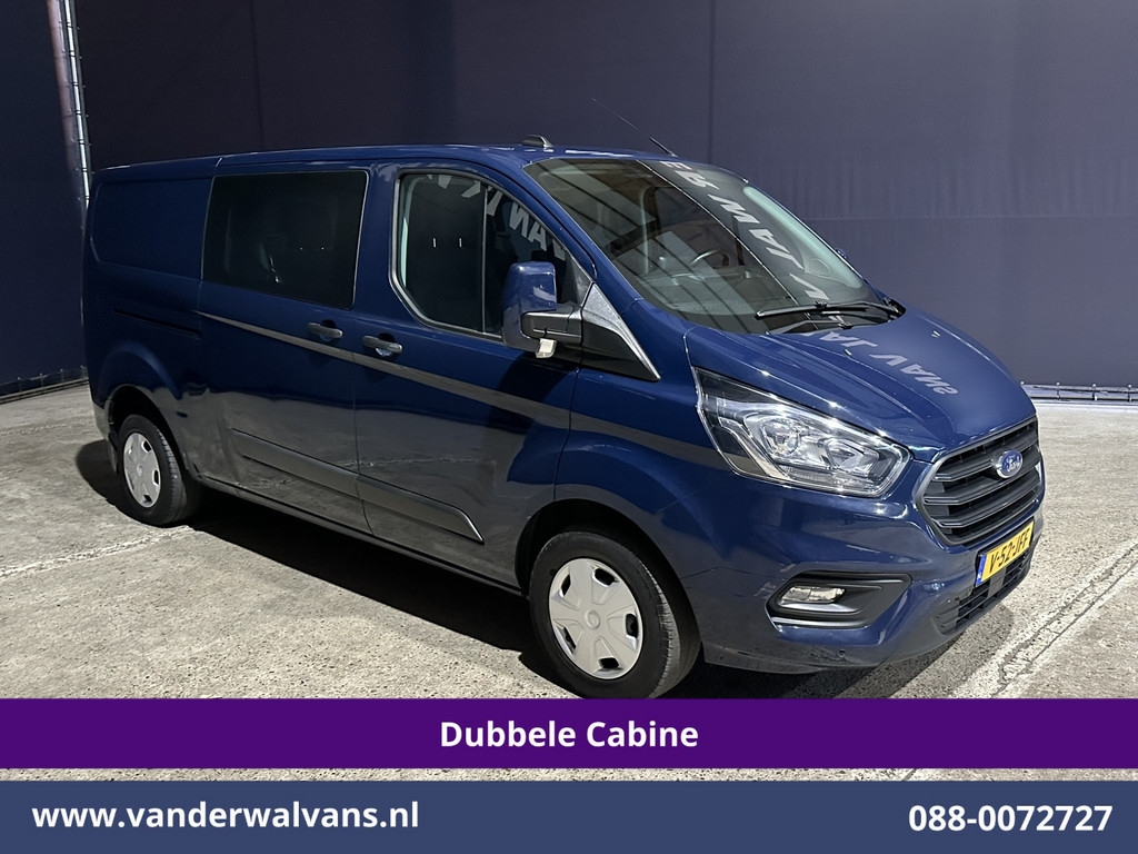 Ford Transit Custom 2.0 TDCI 131pk L2H1 Dubbele Cabine Euro6 Airco | 2x zijdeur | Navigatie Apple Carplay, Android Auto, LED, Cruisecontrol, Parkeersensoren, Stoelverwarming, 5-Zits 12