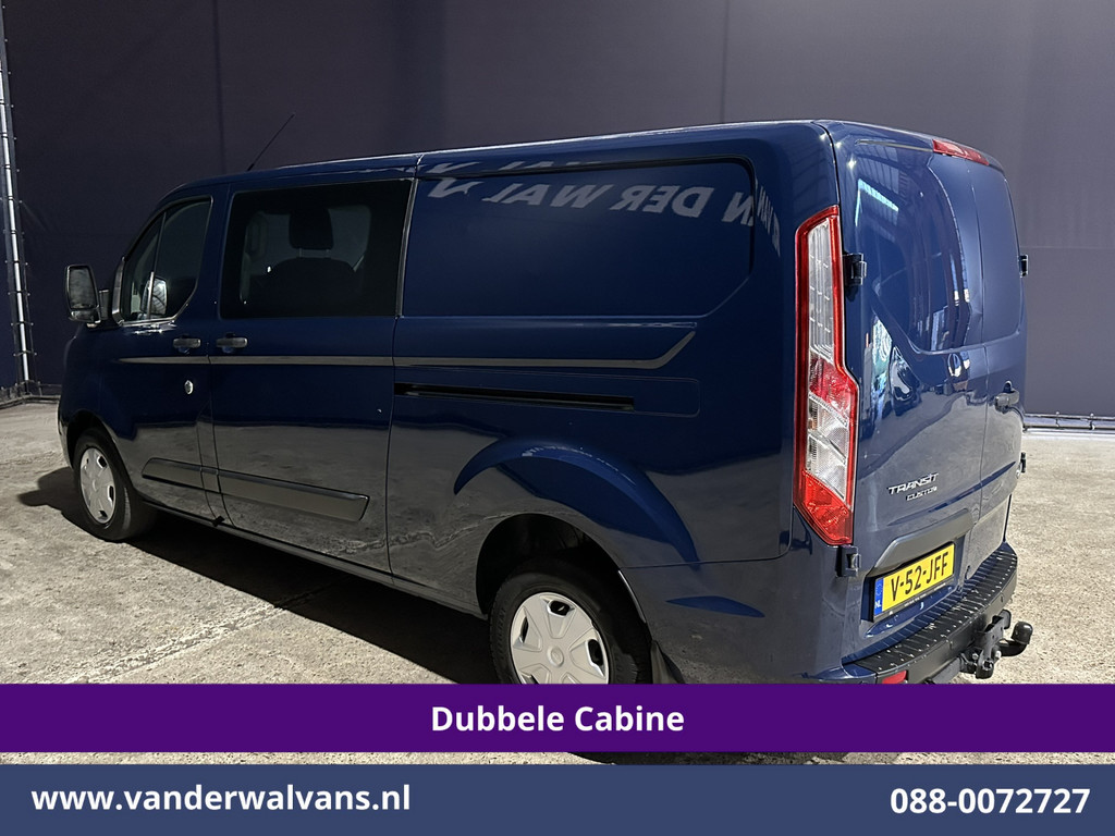 Ford Transit Custom 2.0 TDCI 131pk L2H1 Dubbele Cabine Euro6 Airco | 2x zijdeur | Navigatie Apple Carplay, Android Auto, LED, Cruisecontrol, Parkeersensoren, Stoelverwarming, 5-Zits 13