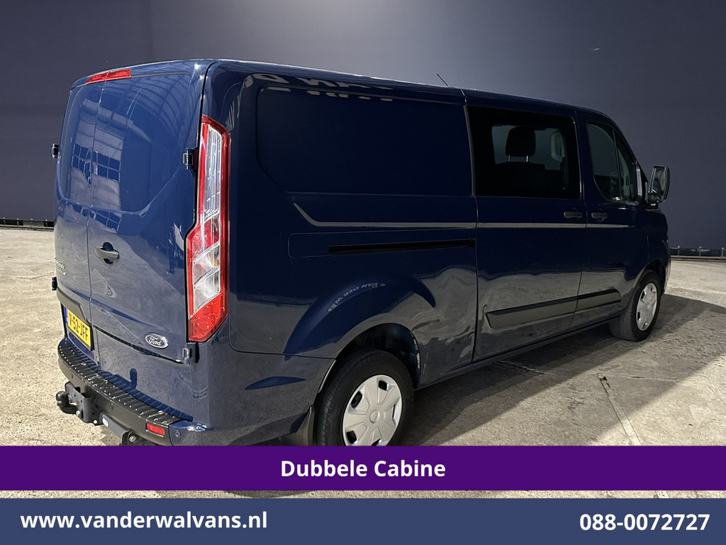 Ford Transit Custom 2.0 TDCI 131pk L2H1 Dubbele Cabine Euro6 Airco | 2x zijdeur | Navigatie Apple Carplay, Android Auto, LED, Cruisecontrol, Parkeersensoren, Stoelverwarming, 5-Zits 14