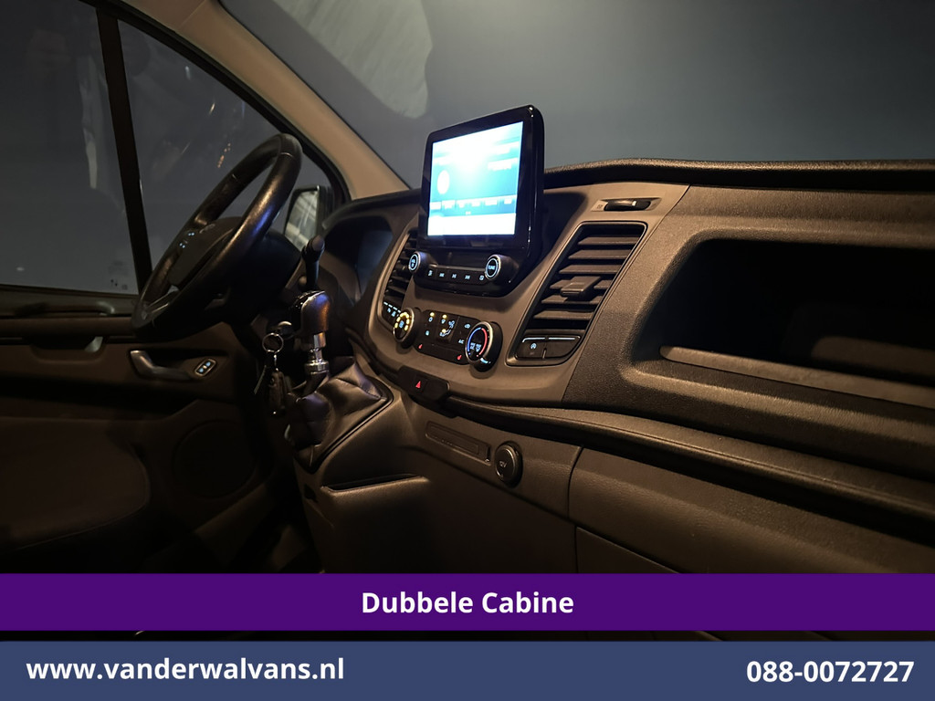 Ford Transit Custom 2.0 TDCI 131pk L2H1 Dubbele Cabine Euro6 Airco | 2x zijdeur | Navigatie Apple Carplay, Android Auto, LED, Cruisecontrol, Parkeersensoren, Stoelverwarming, 5-Zits 16