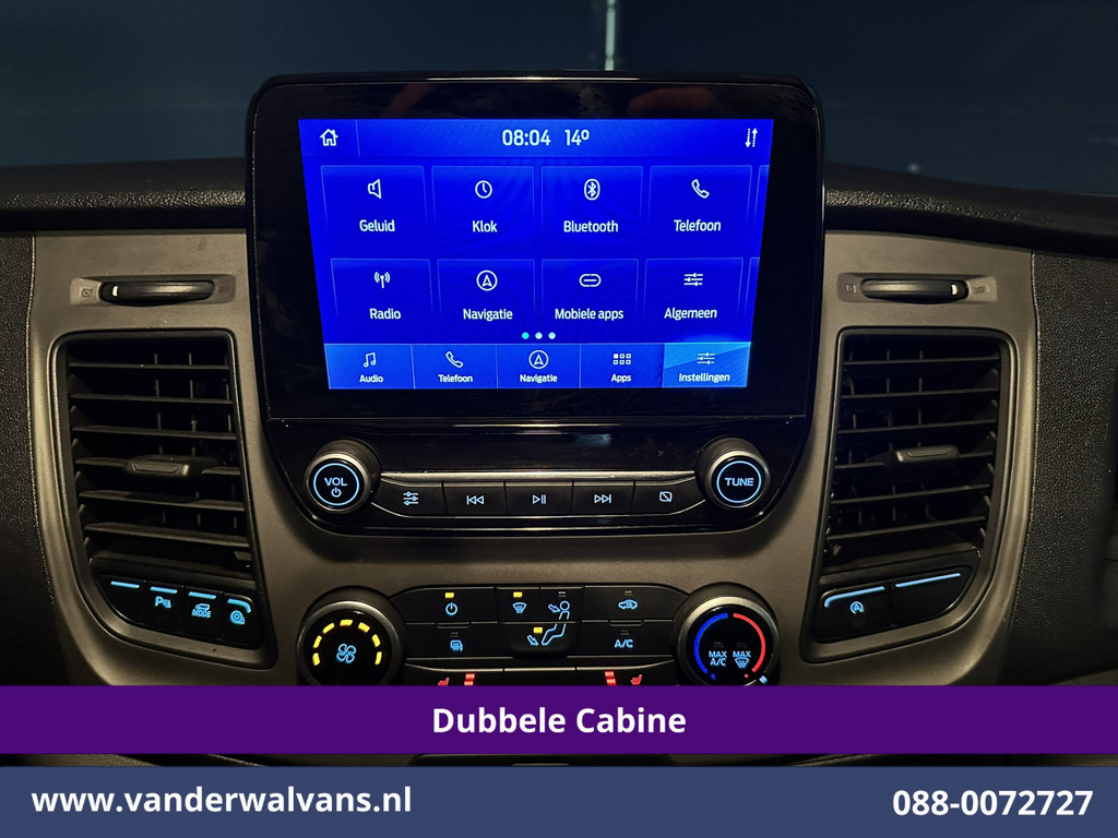 Ford Transit Custom 2.0 TDCI 131pk L2H1 Dubbele Cabine Euro6 Airco | 2x zijdeur | Navigatie Apple Carplay, Android Auto, LED, Cruisecontrol, Parkeersensoren, Stoelverwarming, 5-Zits 18