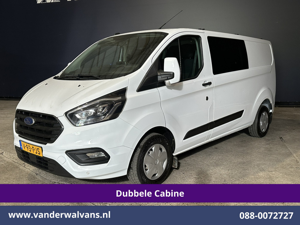 Ford Transit Custom 2.0 TDCI 131pk L2H1 Dubbele Cabine Euro6 Airco | 5-Zits | Xenon | Navigatie | Cruisecontrol | LED | 2800kg Trekhaak Stoelverwarming, Parkeersensoren, Achterklep 10