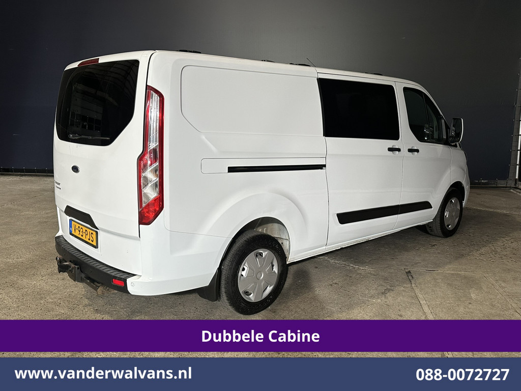 Ford Transit Custom 2.0 TDCI 131pk L2H1 Dubbele Cabine Euro6 Airco | 5-Zits | Xenon | Navigatie | Cruisecontrol | LED | 2800kg Trekhaak Stoelverwarming, Parkeersensoren, Achterklep 12