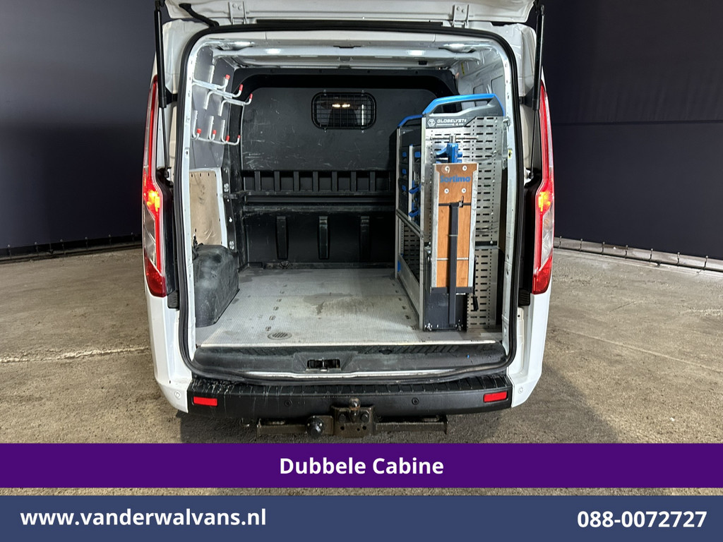 Ford Transit Custom 2.0 TDCI 131pk L2H1 Dubbele Cabine Euro6 Airco | 5-Zits | Xenon | Navigatie | Cruisecontrol | LED | 2800kg Trekhaak Stoelverwarming, Parkeersensoren, Achterklep 13