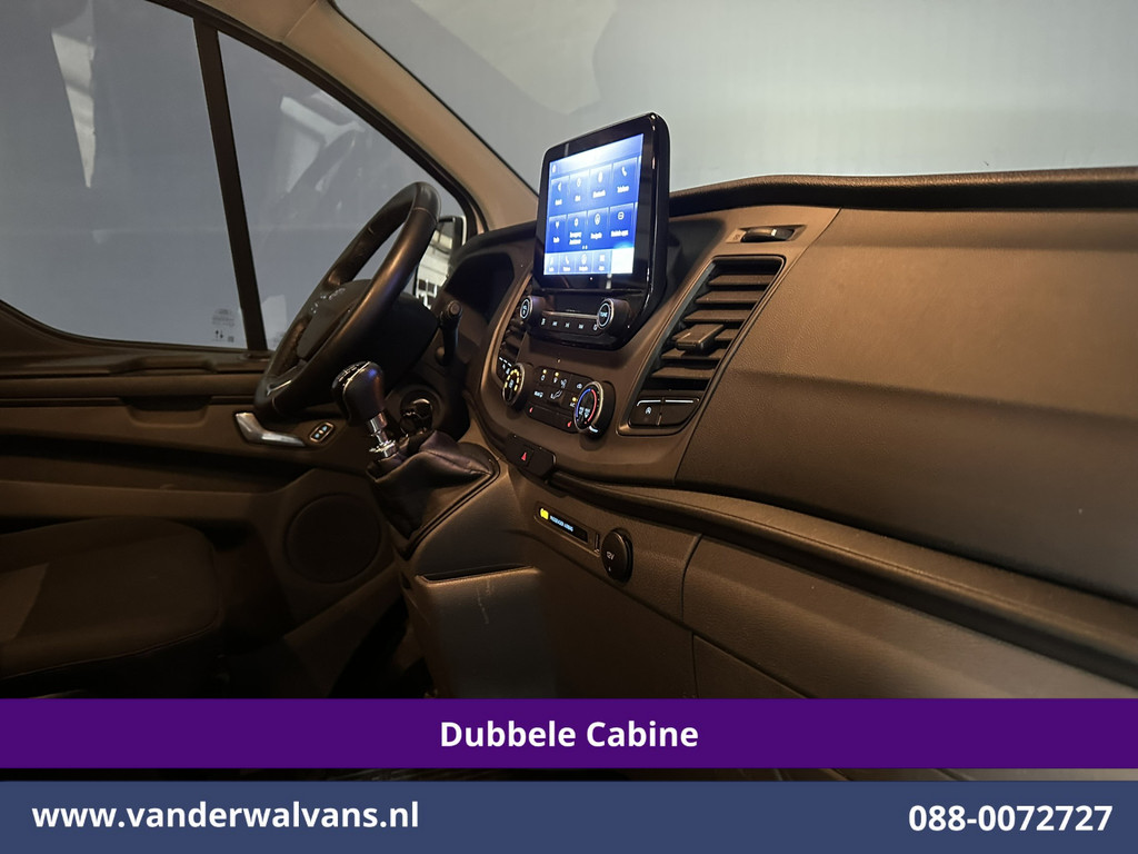 Ford Transit Custom 2.0 TDCI 131pk L2H1 Dubbele Cabine Euro6 Airco | 5-Zits | Xenon | Navigatie | Cruisecontrol | LED | 2800kg Trekhaak Stoelverwarming, Parkeersensoren, Achterklep 15