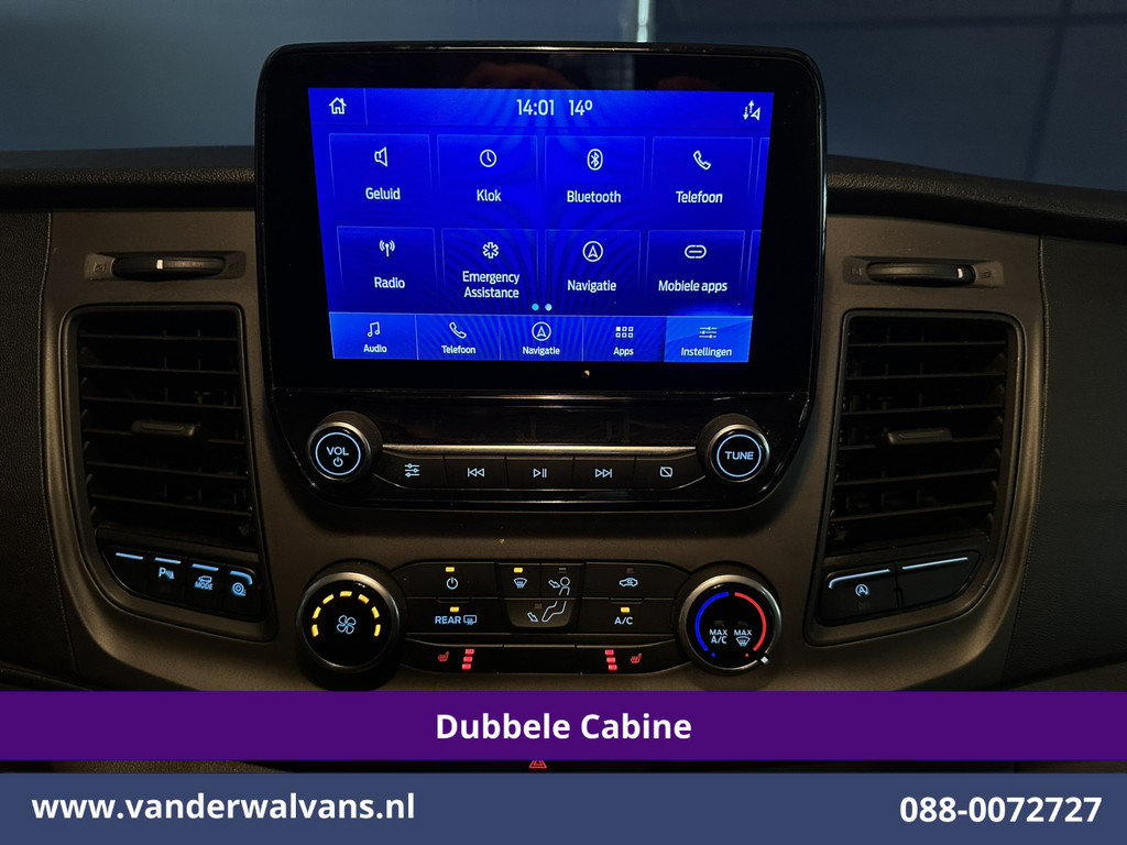 Ford Transit Custom 2.0 TDCI 131pk L2H1 Dubbele Cabine Euro6 Airco | 5-Zits | Xenon | Navigatie | Cruisecontrol | LED | 2800kg Trekhaak Stoelverwarming, Parkeersensoren, Achterklep 17