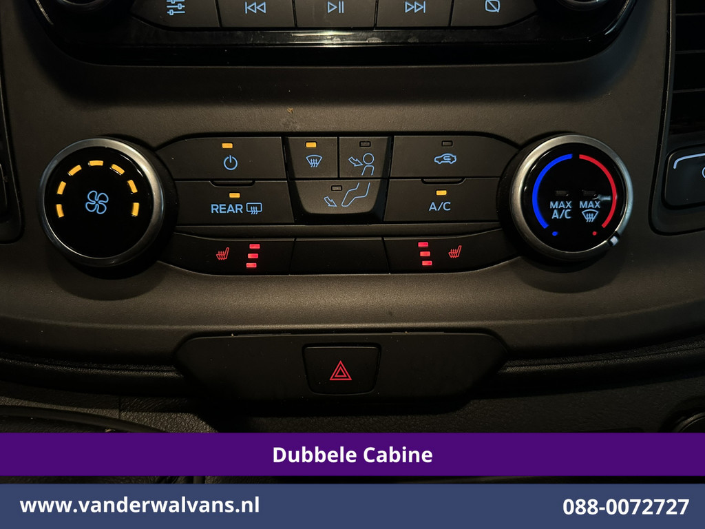 Ford Transit Custom 2.0 TDCI 131pk L2H1 Dubbele Cabine Euro6 Airco | 5-Zits | Xenon | Navigatie | Cruisecontrol | LED | 2800kg Trekhaak Stoelverwarming, Parkeersensoren, Achterklep 7