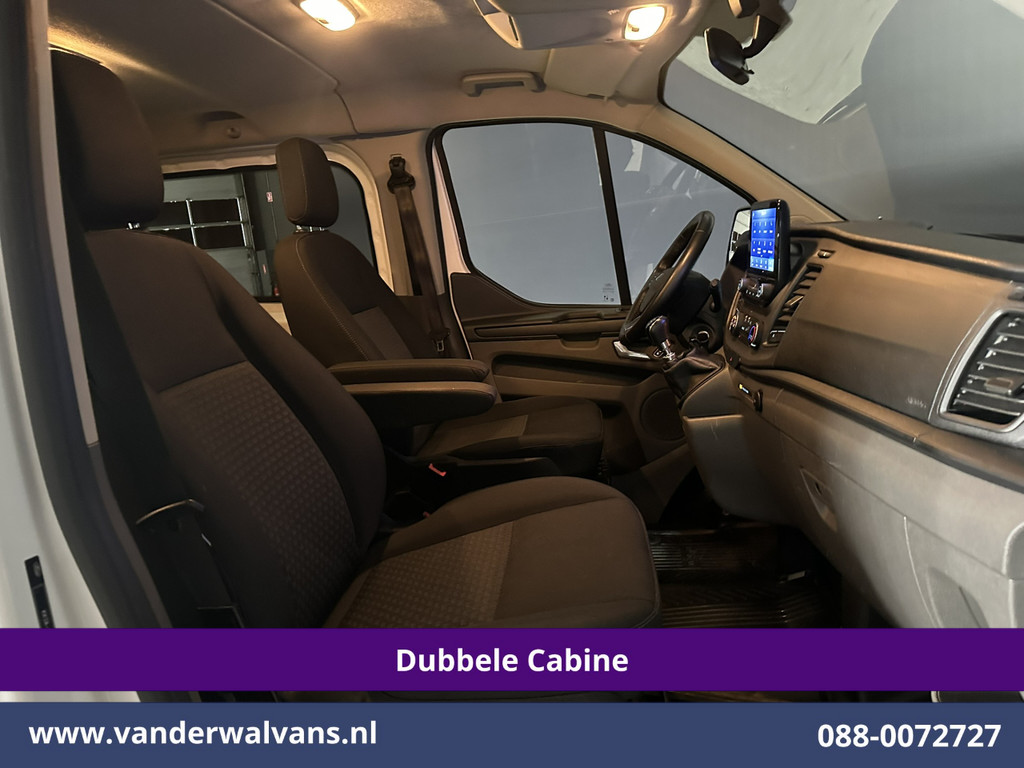 Ford Transit Custom 2.0 TDCI 131pk L2H1 Dubbele Cabine Euro6 Airco | 5-Zits | Xenon | Navigatie | Cruisecontrol | LED | 2800kg Trekhaak Stoelverwarming, Parkeersensoren, Achterklep 8