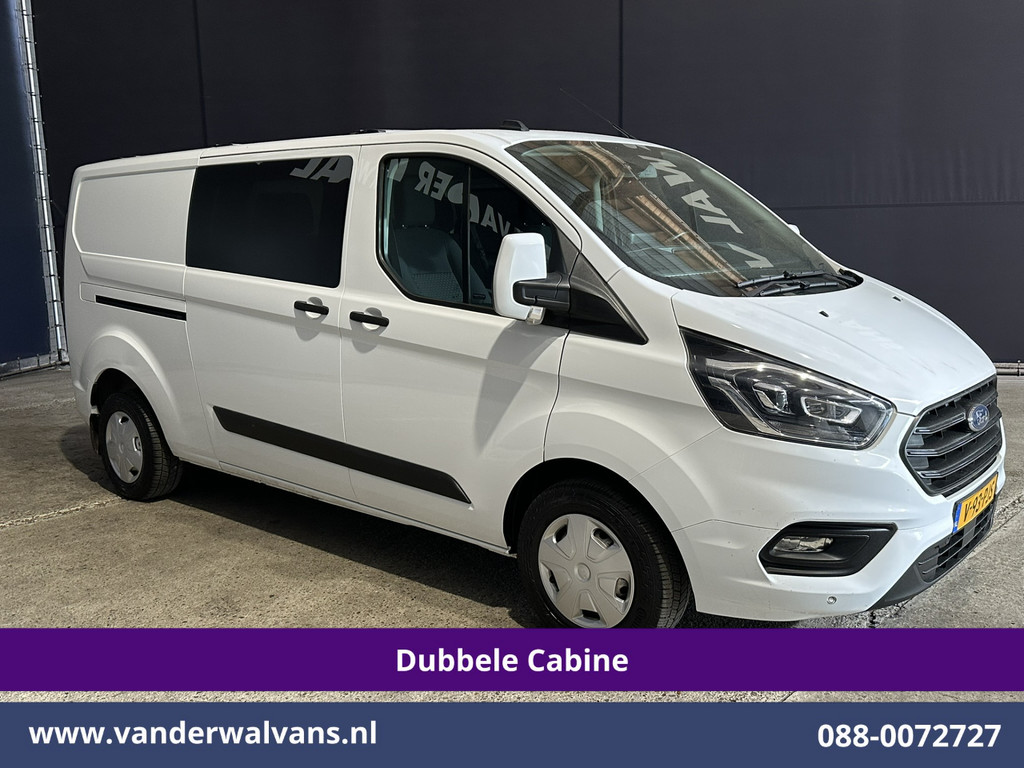 Ford Transit Custom 2.0 TDCI 131pk L2H1 Dubbele Cabine Euro6 Airco | 5-Zits | Xenon | Navigatie | Cruisecontrol | LED | 2800kg Trekhaak Stoelverwarming, Parkeersensoren, Achterklep 9