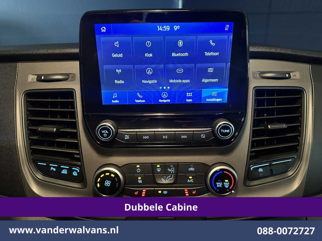 Ford Transit Custom 2.0 TDCI 131pk L2H1 Dubbele Cabine Euro6 Airco | 6-Zits | Apple Carplay | LED Cruisecontrol, Android Auto, Stoeverwarming, Verwarmde Voorruit, Parkeersensoren, Bijrijdersbank 14