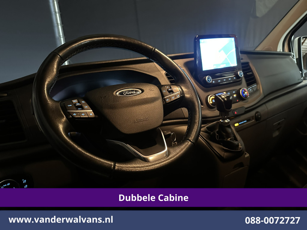 Ford Transit Custom 2.0 TDCI 131pk L2H1 Dubbele Cabine Euro6 Airco | 6-Zits | Apple Carplay | LED Cruisecontrol, Android Auto, Stoeverwarming, Verwarmde Voorruit, Parkeersensoren, Bijrijdersbank 16