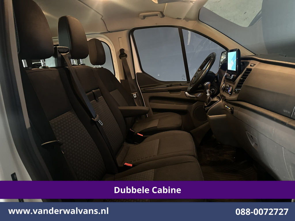 Ford Transit Custom 2.0 TDCI 131pk L2H1 Dubbele Cabine Euro6 Airco | 6-Zits | Apple Carplay | LED Cruisecontrol, Android Auto, Stoeverwarming, Verwarmde Voorruit, Parkeersensoren, Bijrijdersbank 8