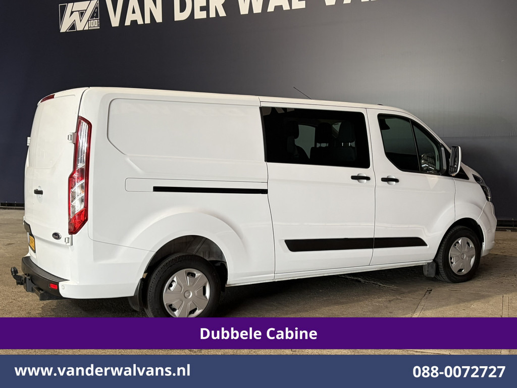 Ford Transit Custom 2.0 TDCI 131pk L2H1 Dubbele Cabine Euro6 Airco | 6-Zits | Camera | Apple Carplay | Xenon | Cruisecontrol 2540kg Trekhaak, Android Auto, Verwarmde voorruit, Parkeersensoren 13