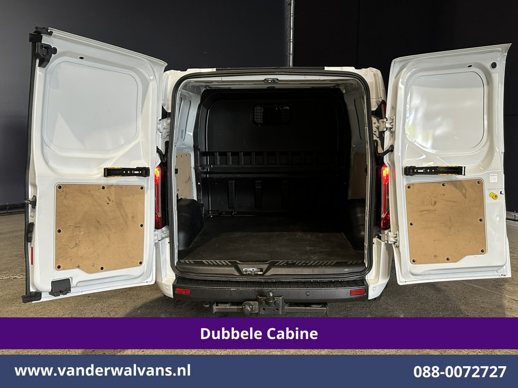 Ford Transit Custom 2.0 TDCI 131pk L2H1 Dubbele Cabine Euro6 Airco | 6-Zits | Camera | Apple Carplay | Xenon | Cruisecontrol 2540kg Trekhaak, Android Auto, Verwarmde voorruit, Parkeersensoren 14