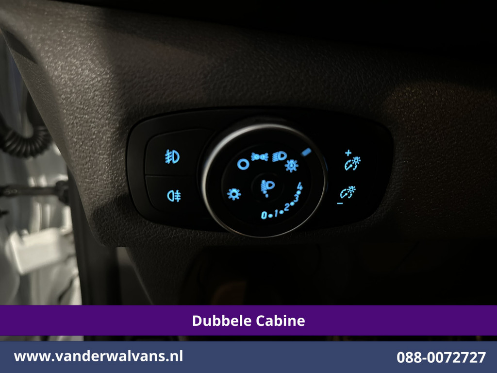 Ford Transit Custom 2.0 TDCI 131pk L2H1 Dubbele Cabine Euro6 Airco | 6-Zits | Camera | Apple Carplay | Xenon | Cruisecontrol 2540kg Trekhaak, Android Auto, Verwarmde voorruit, Parkeersensoren 18