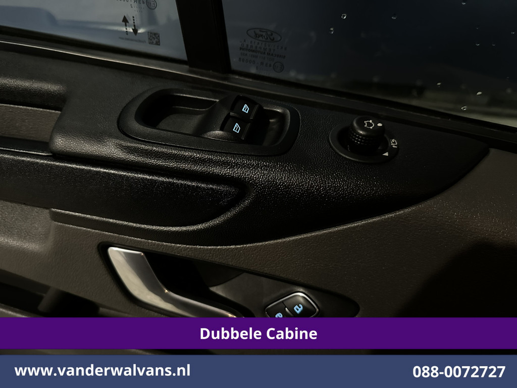 Ford Transit Custom 2.0 TDCI 131pk L2H1 Dubbele Cabine Euro6 Airco | 6-Zits | Camera | Apple Carplay | Xenon | Cruisecontrol 2540kg Trekhaak, Android Auto, Verwarmde voorruit, Parkeersensoren 19