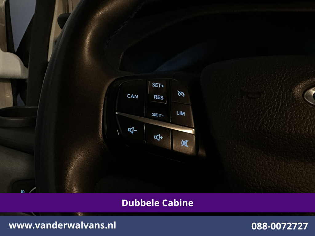Ford Transit Custom 2.0 TDCI 131pk L2H1 Dubbele Cabine Euro6 Airco | 6-Zits | Camera | Apple Carplay | Xenon | Cruisecontrol 2540kg Trekhaak, Android Auto, Verwarmde voorruit, Parkeersensoren 7