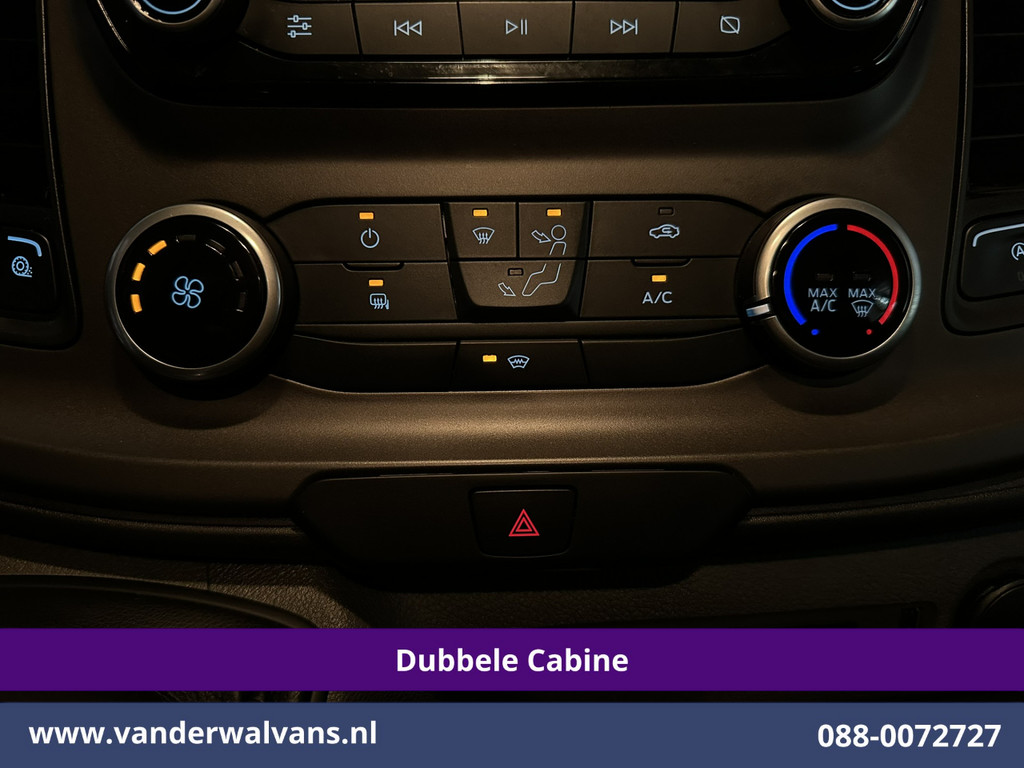 Ford Transit Custom 2.0 TDCI 131pk L2H1 Dubbele Cabine Euro6 Airco | 6-Zits | Camera | Apple Carplay | Xenon | Cruisecontrol 2540kg Trekhaak, Android Auto, Verwarmde voorruit, Parkeersensoren 8