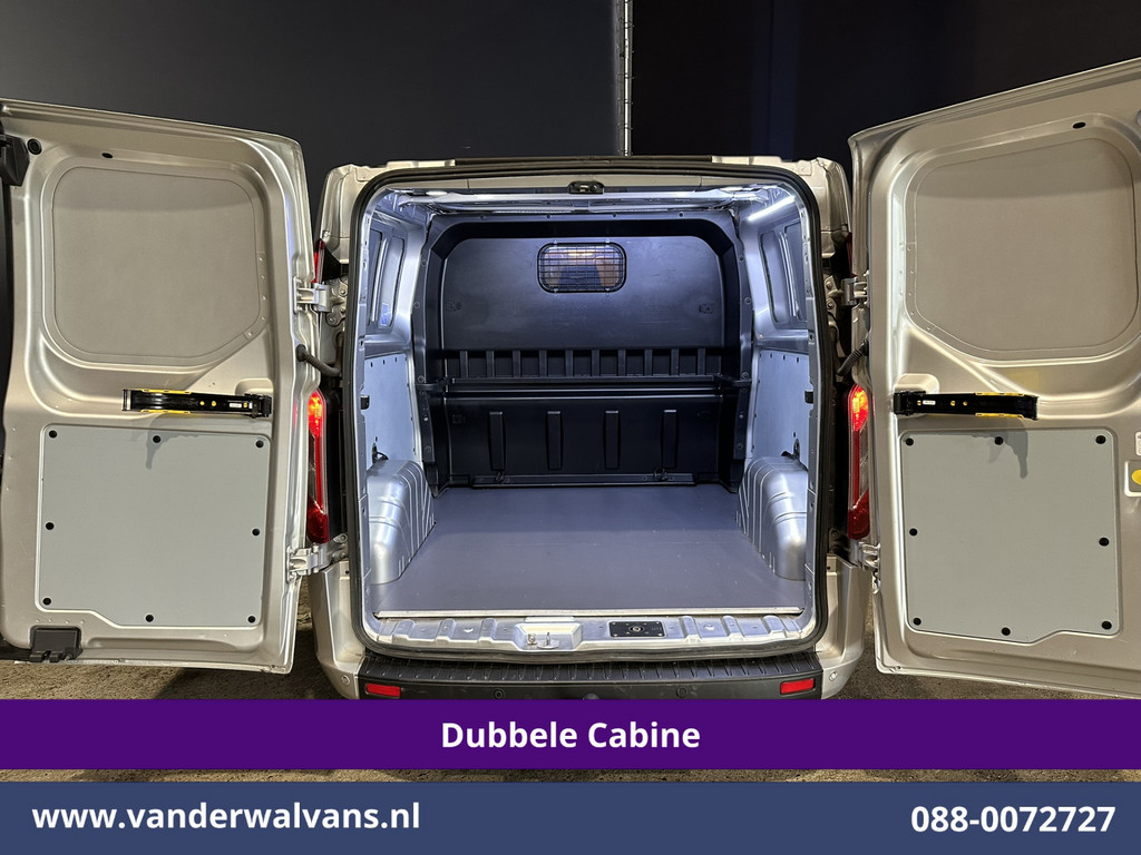 Ford Transit Custom 2.0 TDCI 131pk L2H1 Dubbele Cabine Euro6 Airco | 6-Zits | Camera | Navigatie | Apple Carplay | LED | Cruisecontrol Android Auto, Parkeersensoren, 2800kg Trekhaak, Dakdragers 15