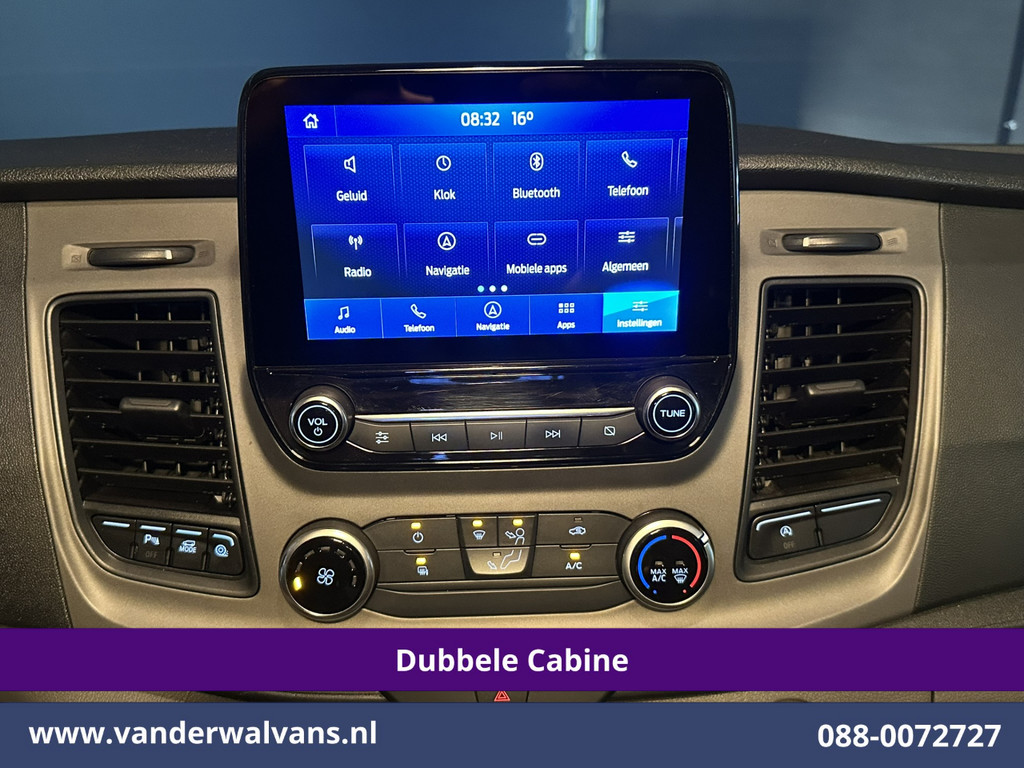 Ford Transit Custom 2.0 TDCI 131pk L2H1 Dubbele Cabine Euro6 Airco | 6-Zits | Camera | Navigatie | Apple Carplay | LED | Cruisecontrol Android Auto, Parkeersensoren, 2800kg Trekhaak, Dakdragers 18