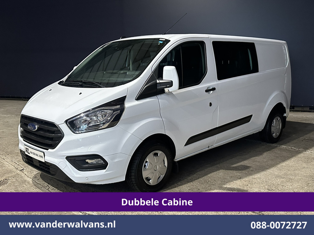 Ford Transit Custom 2.0 TDCI 131pk L2H1 Dubbele Cabine Euro6 Airco | 6-Zits | Camera | Navigatie | LED | Apple Carplay Android Auto, Cruisecontrol, Verwarmde voorruit, Stoelverwarming, Parkeersensoren 11