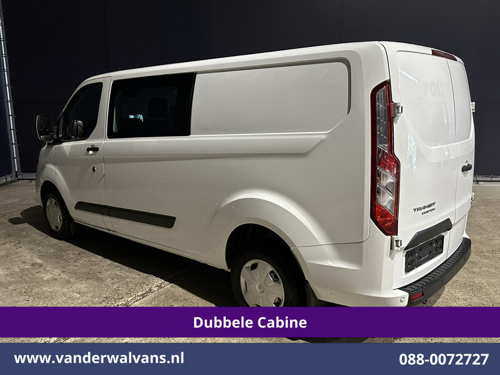 Ford Transit Custom 2.0 TDCI 131pk L2H1 Dubbele Cabine Euro6 Airco | 6-Zits | Camera | Navigatie | LED | Apple Carplay Android Auto, Cruisecontrol, Verwarmde voorruit, Stoelverwarming, Parkeersensoren 13