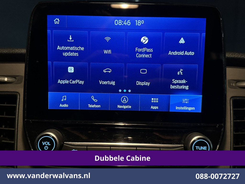 Ford Transit Custom 2.0 TDCI 131pk L2H1 Dubbele Cabine Euro6 Airco | 6-Zits | Camera | Navigatie | LED | Apple Carplay Android Auto, Cruisecontrol, Verwarmde voorruit, Stoelverwarming, Parkeersensoren 7