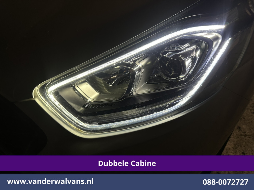 Ford Transit Custom 2.0 TDCI 131pk L2H1 Dubbele Cabine Euro6 Airco | 6-Zits | Camera | Navigatie | LED | Apple Carplay Android Auto, Cruisecontrol, Verwarmde voorruit, Stoelverwarming, Parkeersensoren 8