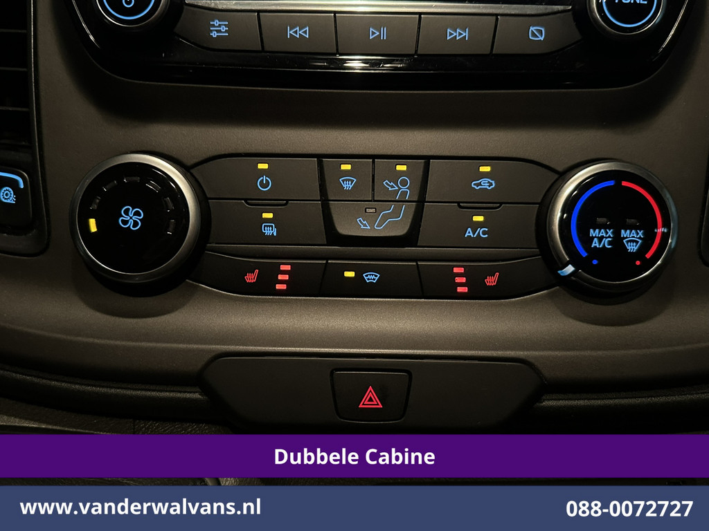 Ford Transit Custom 2.0 TDCI 131pk L2H1 Dubbele Cabine Euro6 Airco | 6-Zits | Camera | Navigatie | LED | Apple Carplay Android Auto, Cruisecontrol, Verwarmde voorruit, Stoelverwarming, Parkeersensoren 9