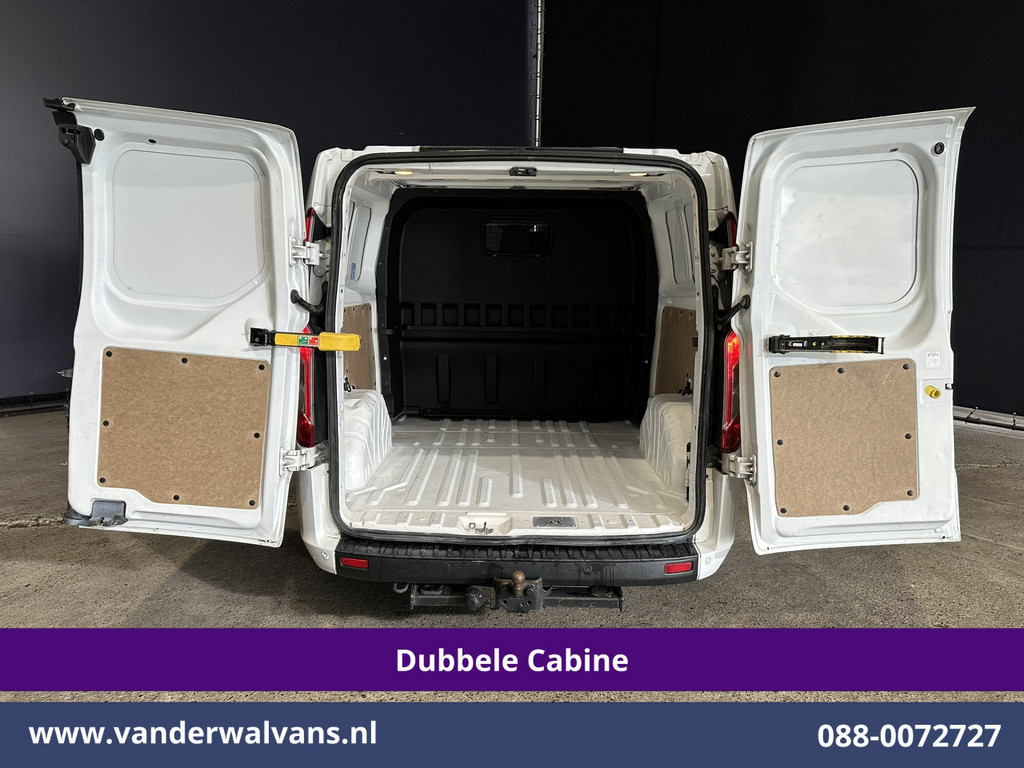 Ford Transit Custom 2.0 TDCI 131pk L2H1 Dubbele Cabine Euro6 Airco | 6-Zits | Cruisecontrol | 2550kg Trekhaak Verwarmde voorruit, Parkeersensoren 10